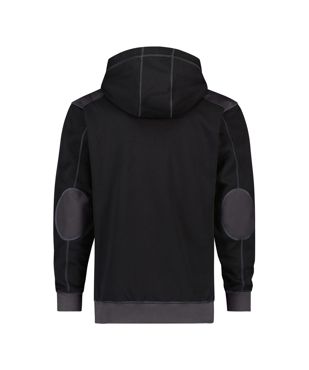 Sweater met Kap Indy - Zwart/Antracietgrijs