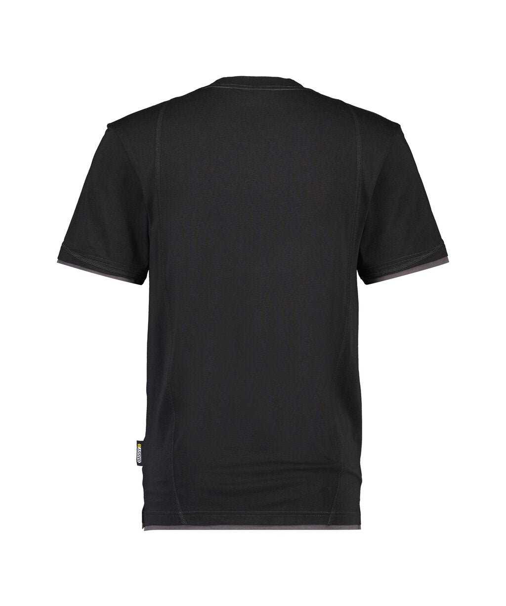 T-shirt Kinetic - Zwart/Antracietgrijs