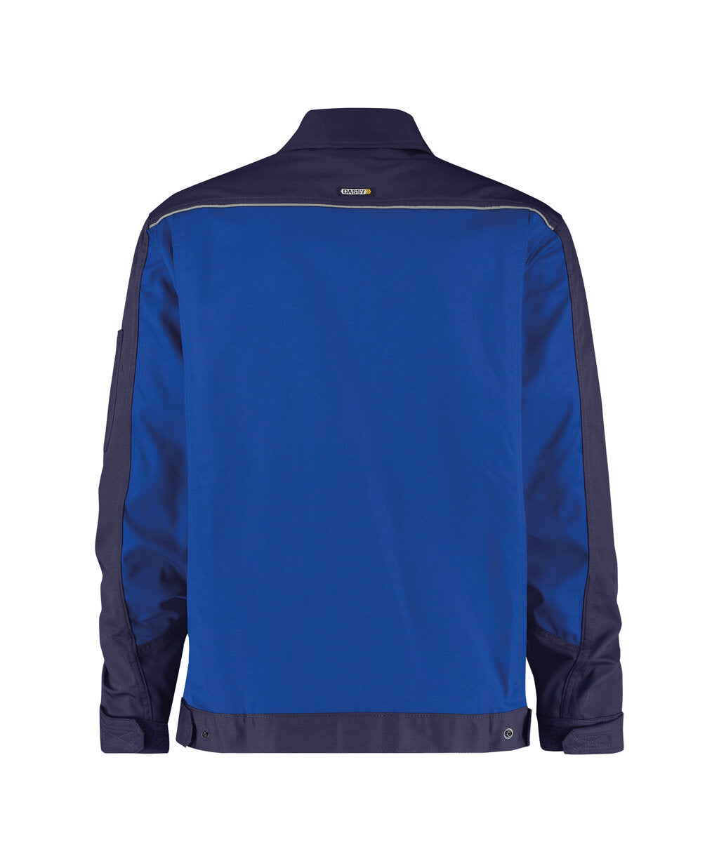 Werkvest Lugano - Korenblauw/Marineblauw