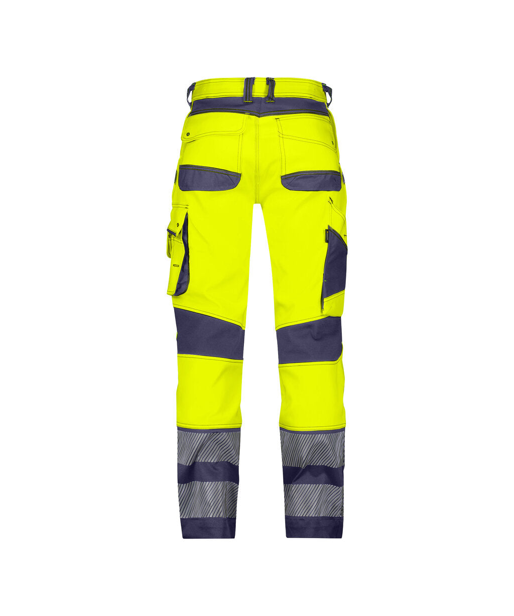 High-Visibility Werkbroek Minnesota - Fluogeel/Marineblauw