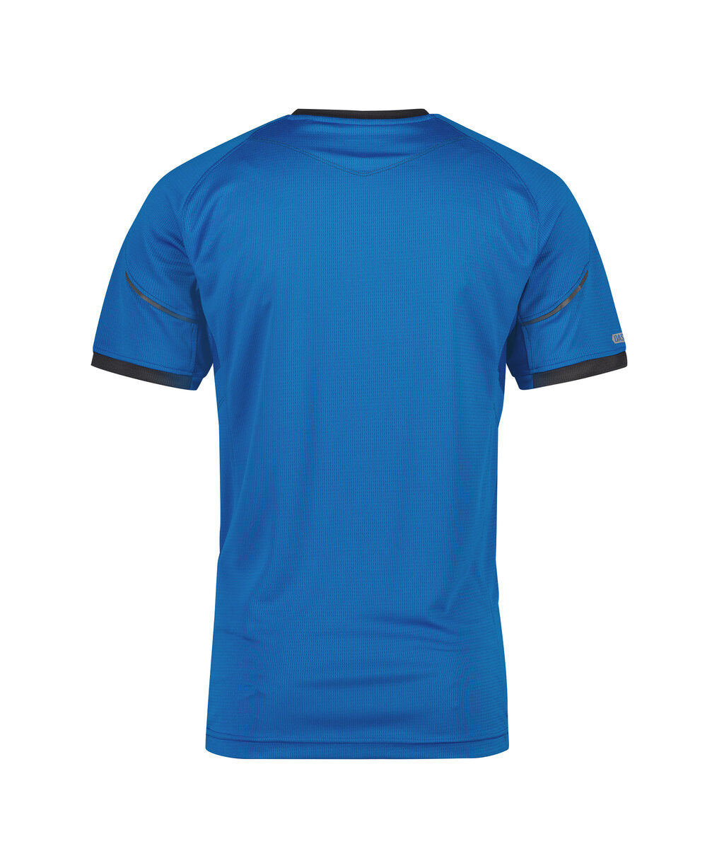 T-Shirt Nexus - Azuurblauw/Antracietgrijs