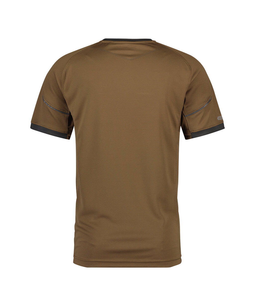 T-Shirt Nexus - Leembruin/Antracietgrijs