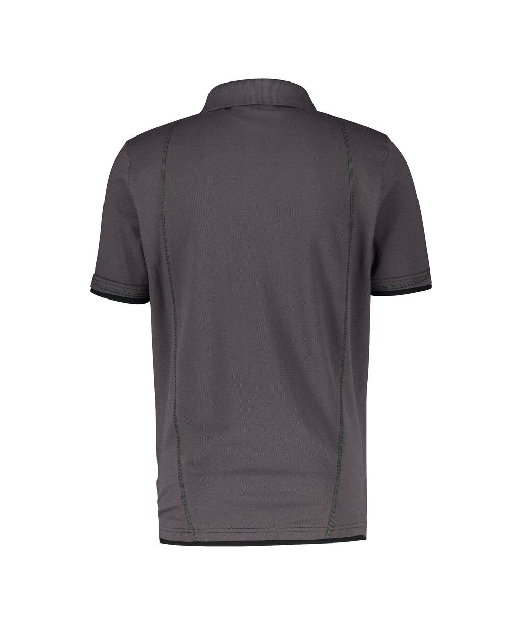 Poloshirt Orbital - Antracietgrijs/Zwart