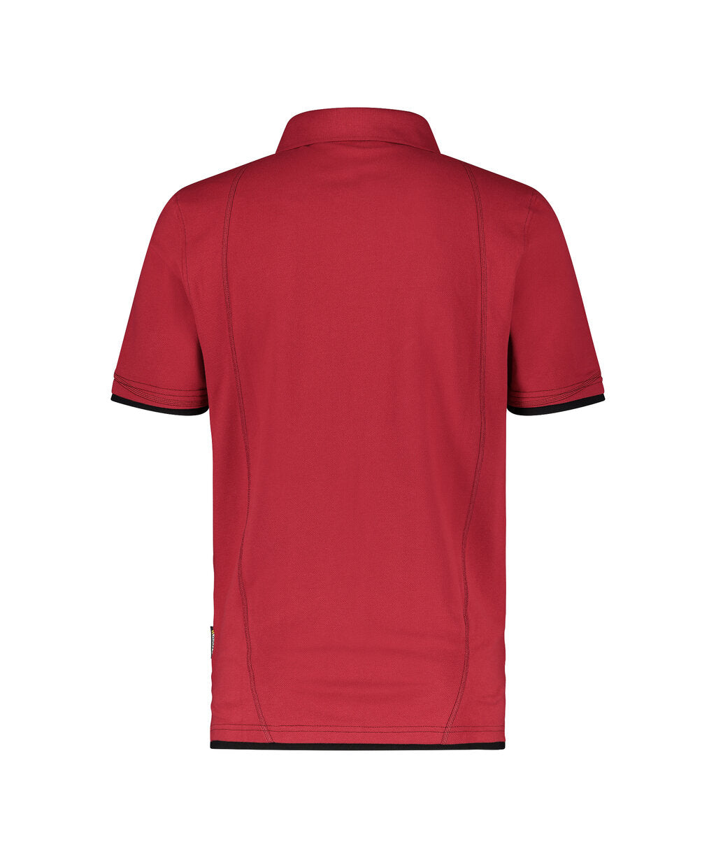 Poloshirt Orbital - Rood/Zwart