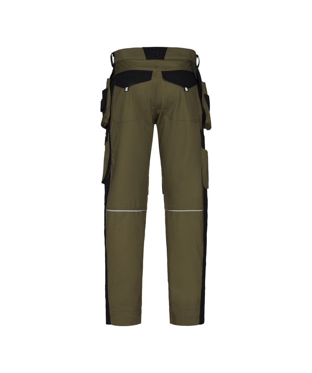 Holsterzakkenbroek Rossi - Kakigroen/Zwart