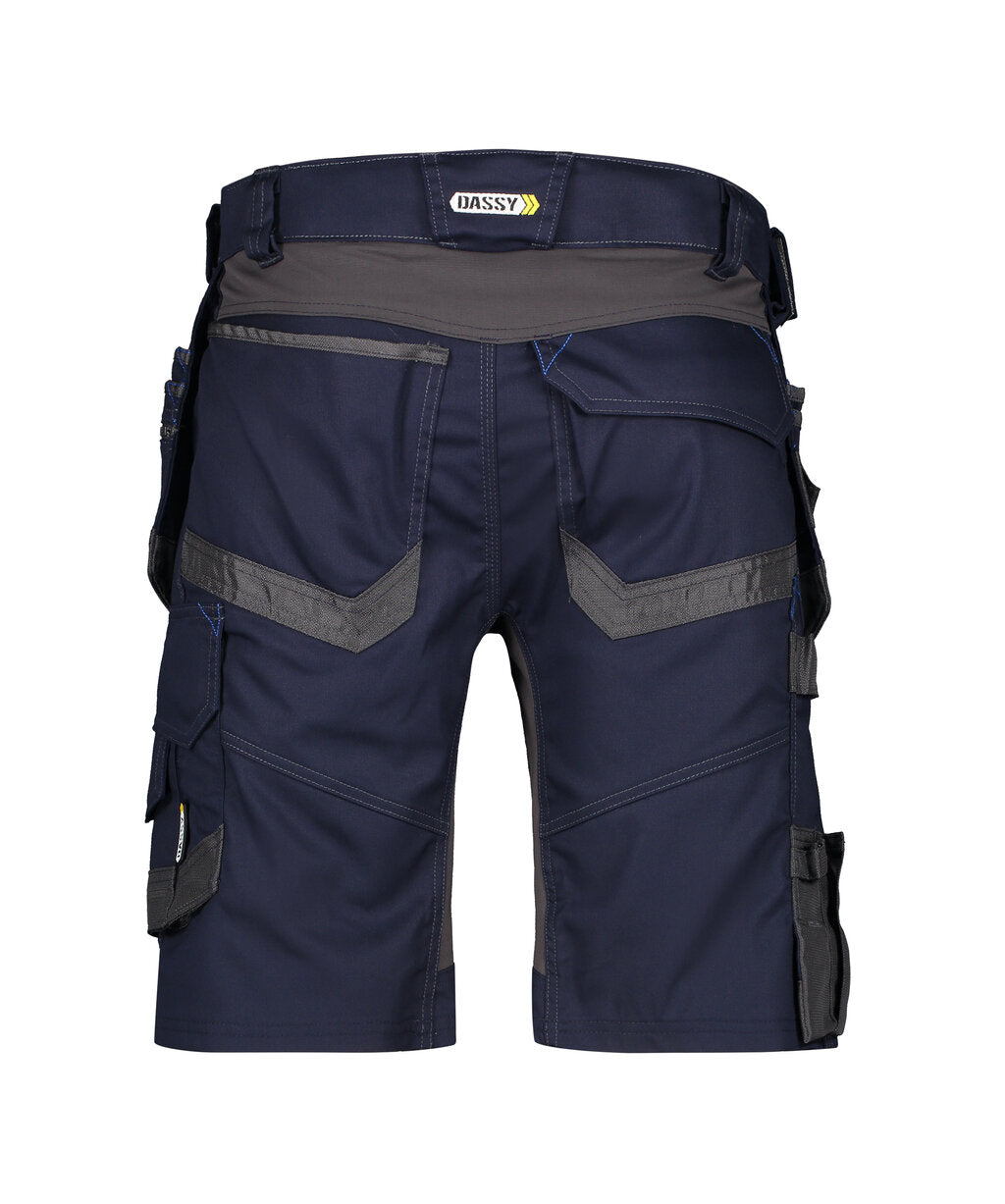 Holsterzakkenshort Trix - Nachtblauw/Antracietgrijs