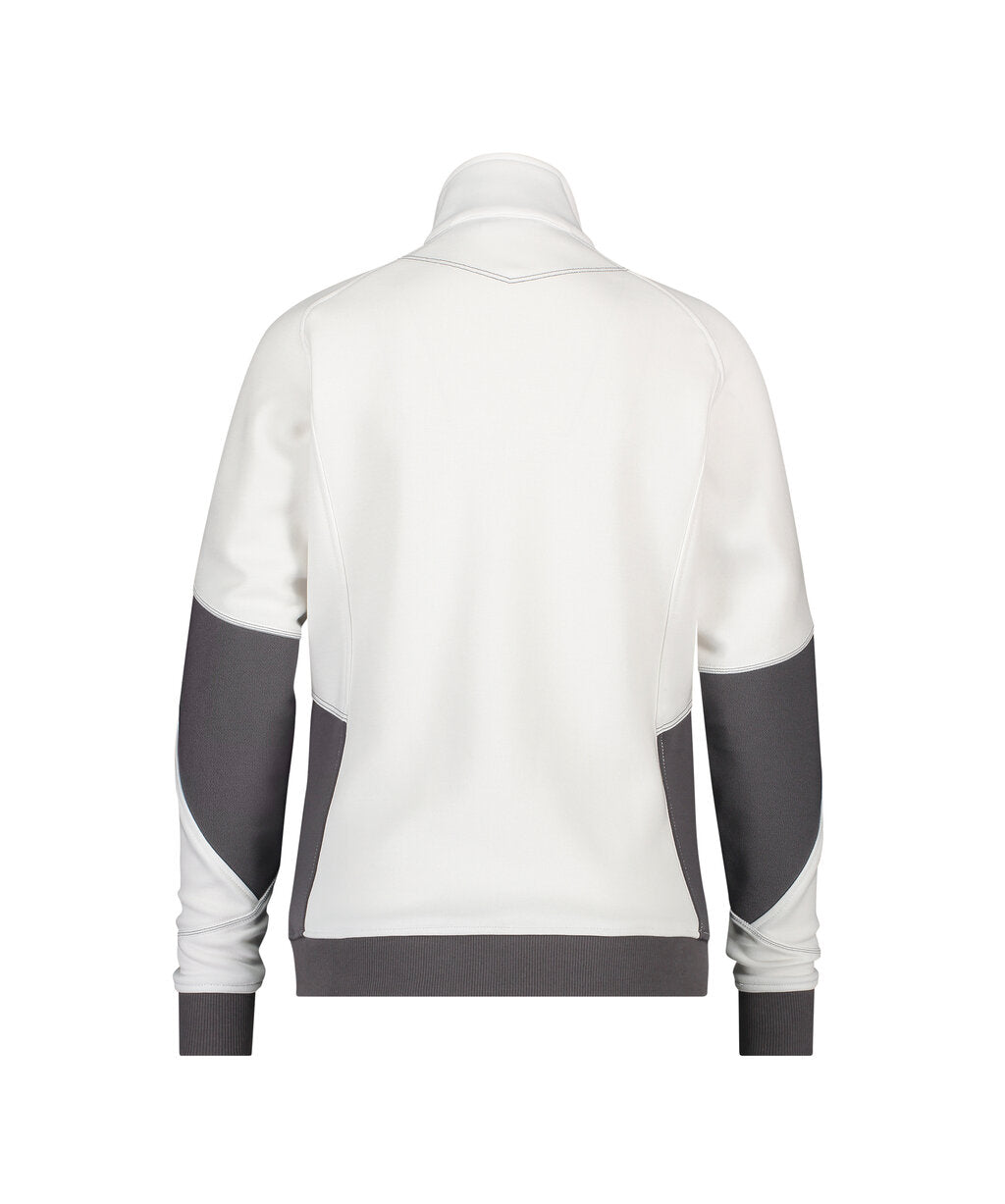Sweater Velox Dames - Wit/Antracietgrijs