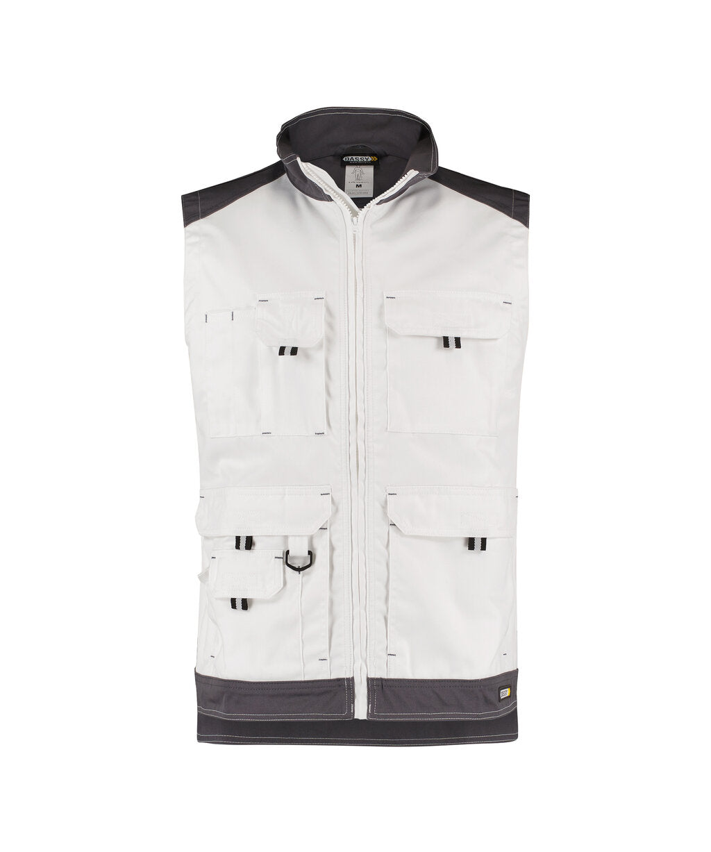 Bodywarmer Faro - Wit/Cementgrijs