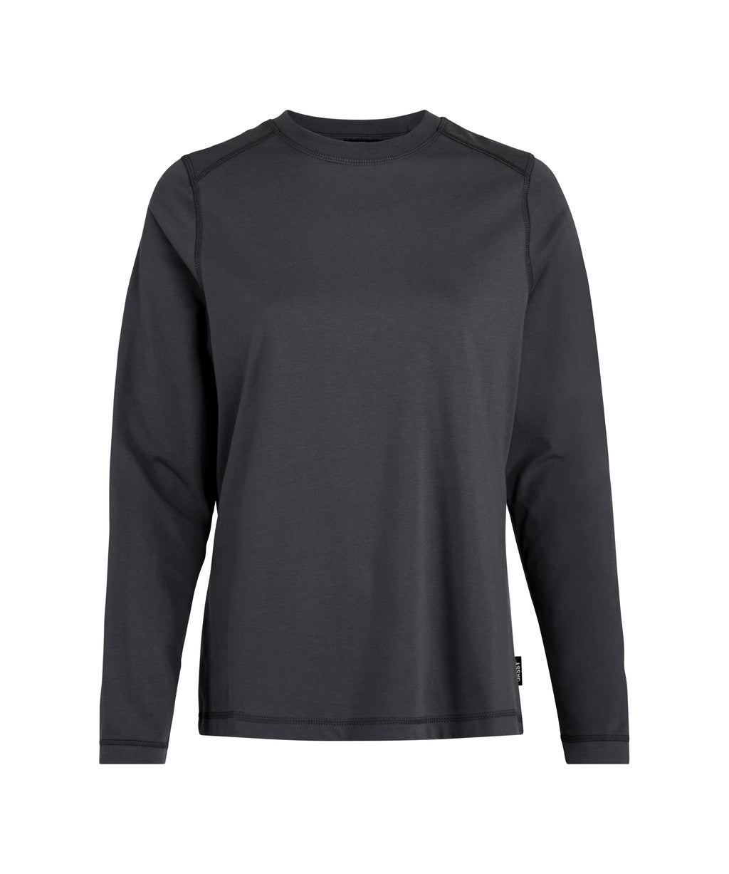 T-shirt Lange Mouwen Fund Dames - Antracietgrijs