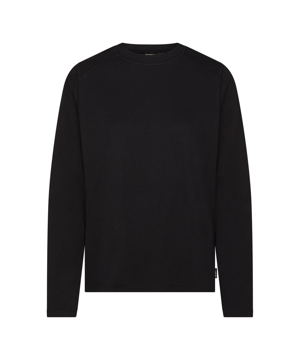 T-shirt Lange Mouwen Fund Dames - Zwart