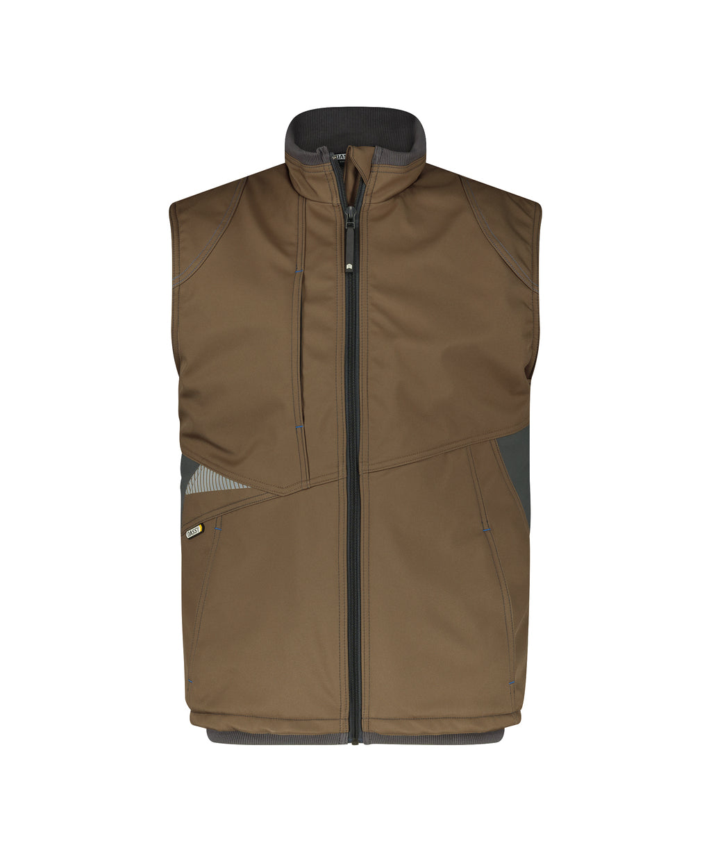Softshell bodywarmer Fusion Next - Leembruin/Antracietgrijs