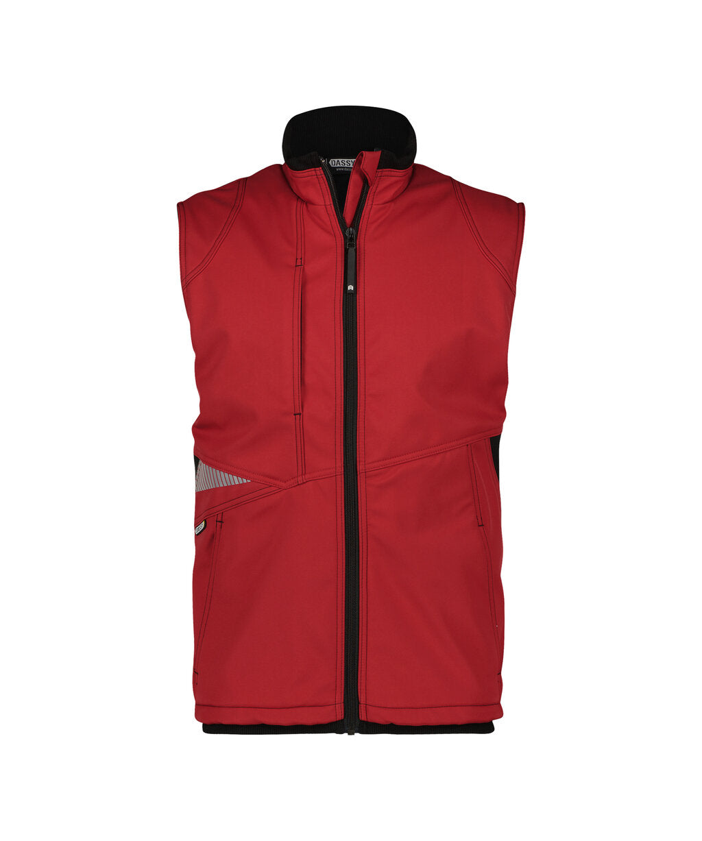 Softshell bodywarmer Fusion - Rood/Zwart