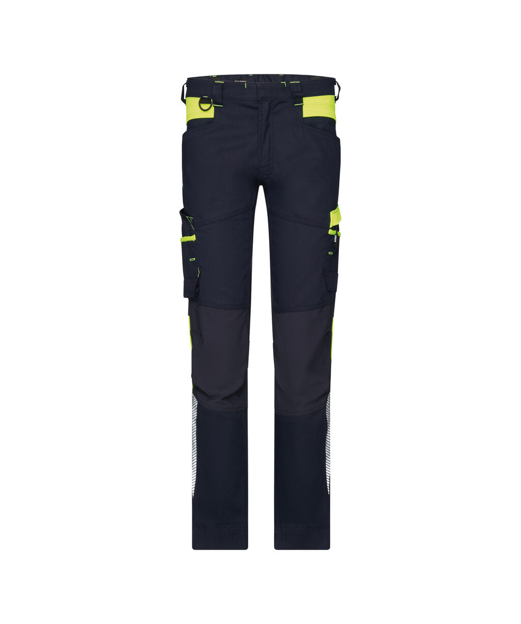 Werkbroek Hong Kong - Nachtblauw/Fluogeel