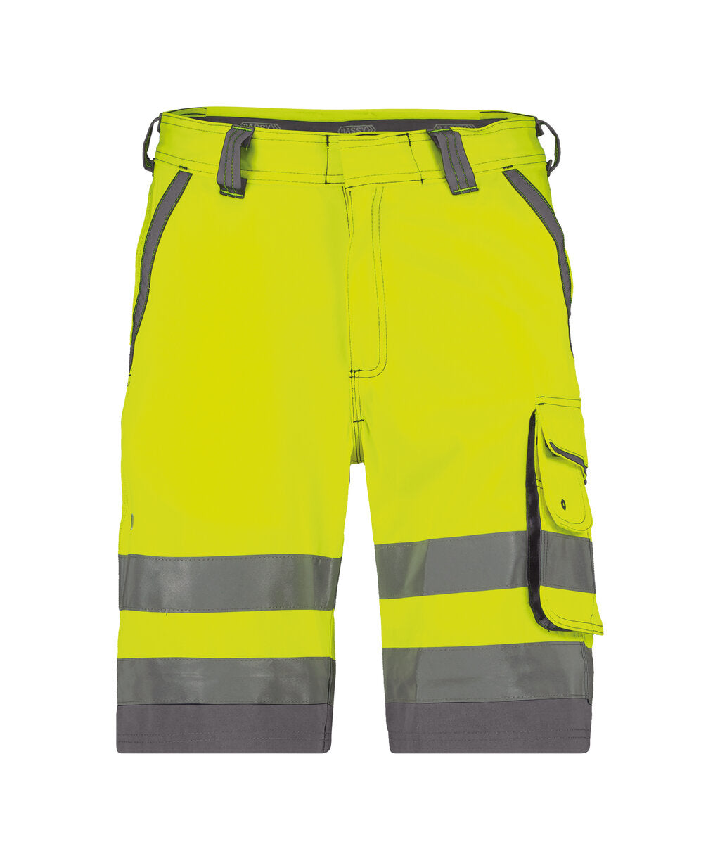 High-Visibility Short Lucca - Fluogeel/Cementgrijs