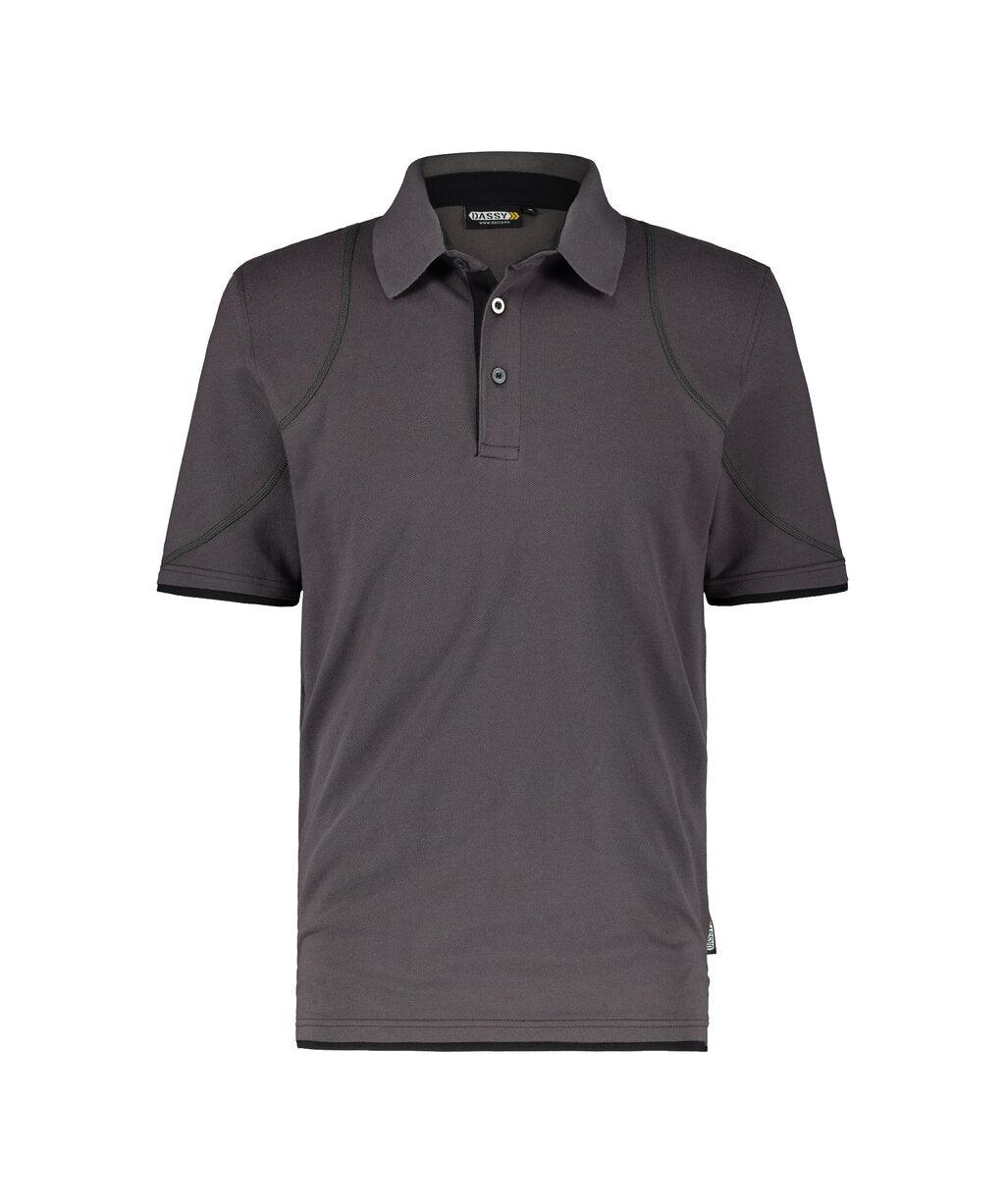 Poloshirt Orbital - Antracietgrijs/Zwart