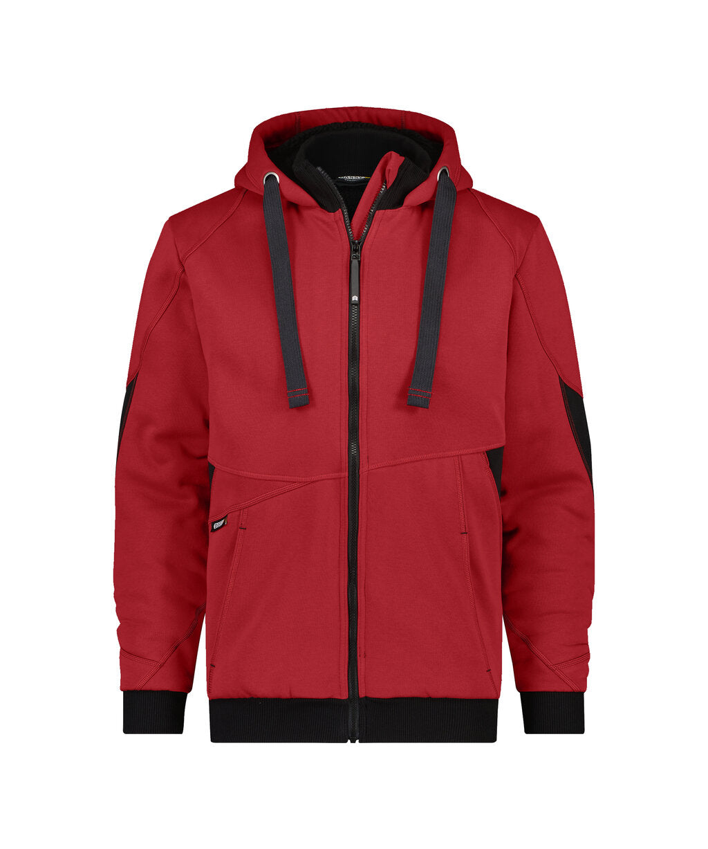 Sweatshirtjas Pulse - Rood/Zwart