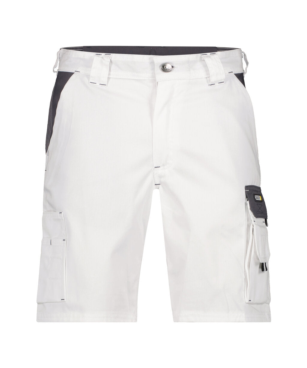 Werkshort Roma - Wit/Cementgrijs