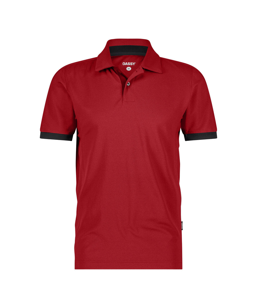 Poloshirt Traxion Next - Rood/Zwart