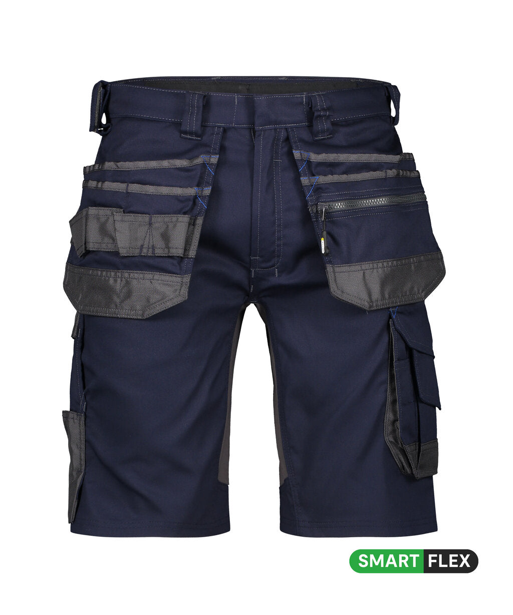 Holsterzakkenshort Trix - Nachtblauw/Antracietgrijs