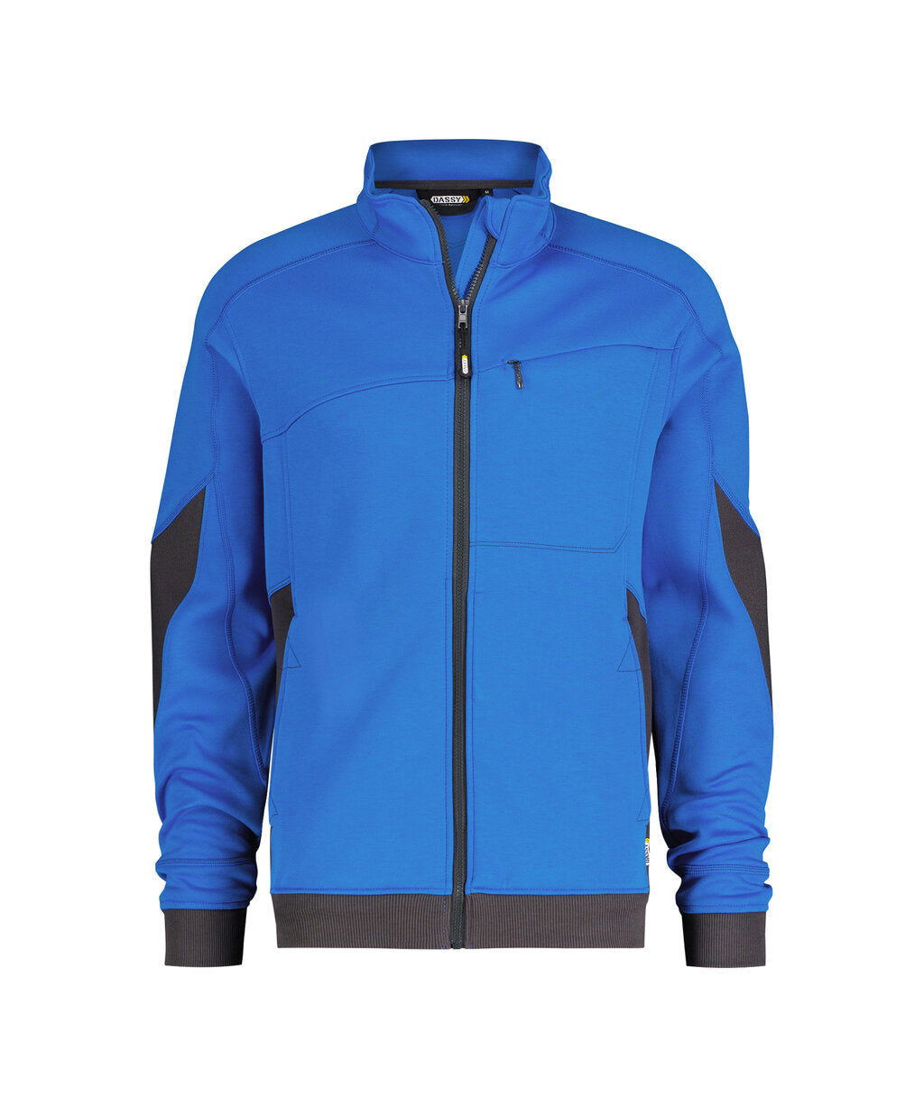 Sweater Velox - Azuurblauw/Antracietgrijs