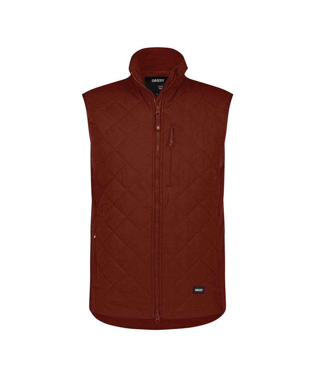 Bodywarmer Yala - Baksteenrood
