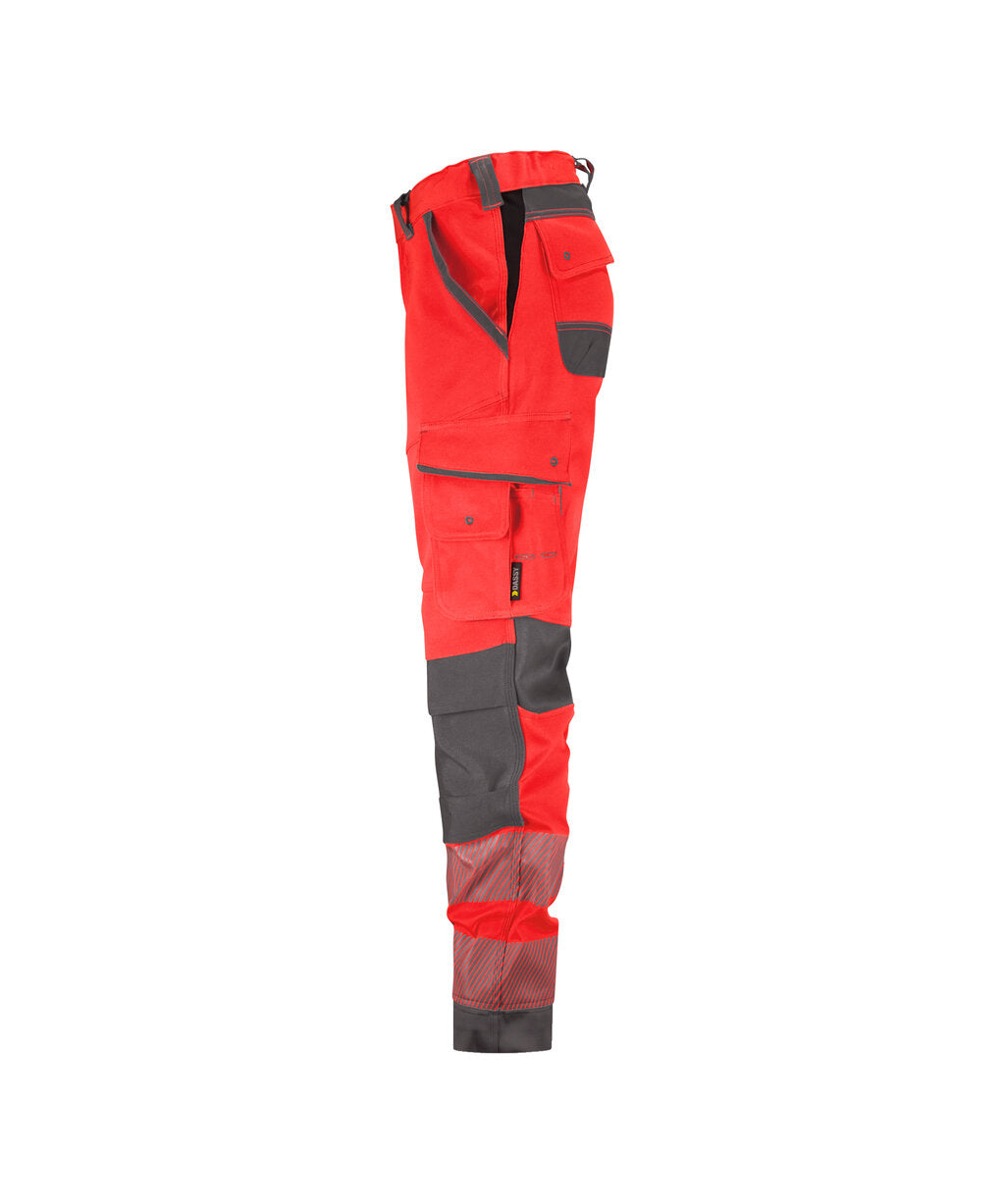 High-Visibility Broek Aruba Dames - Fluorood/Cementgrijs