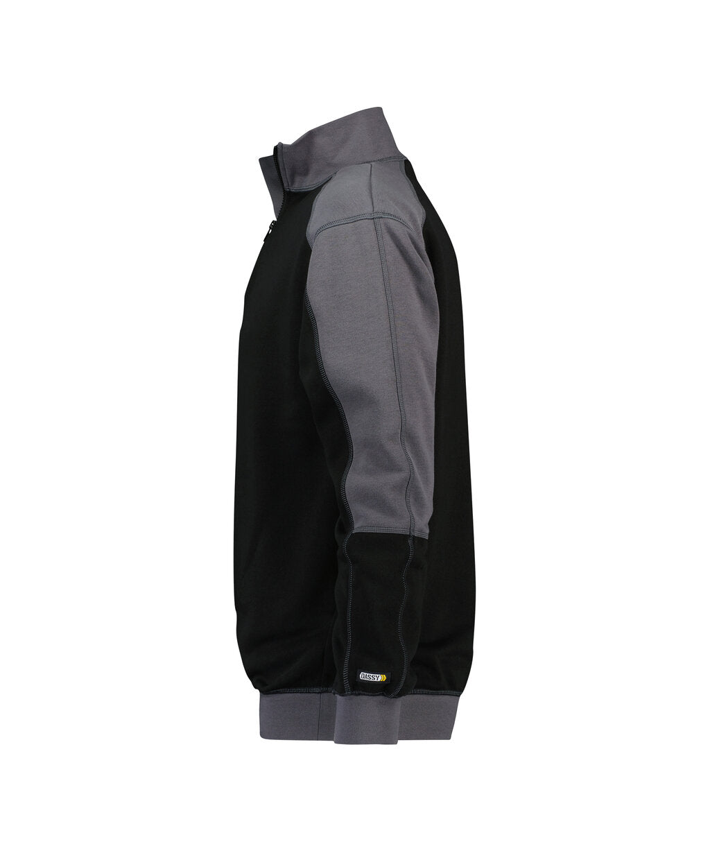 Sweater Basiel - Zwart/Cementgrijs