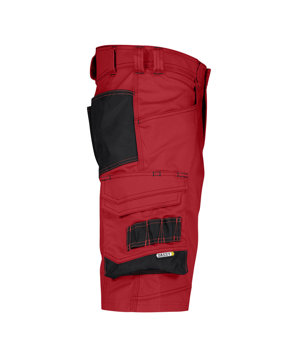 Werkshort Cosmic - Rood/Zwart