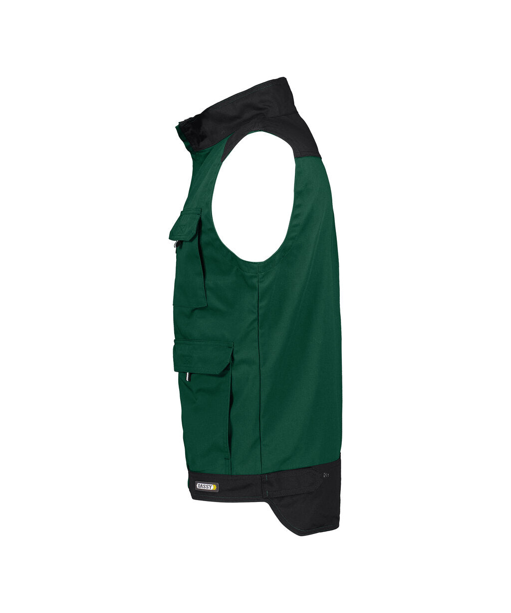 Bodywarmer Faro - Flessengroen/Zwart