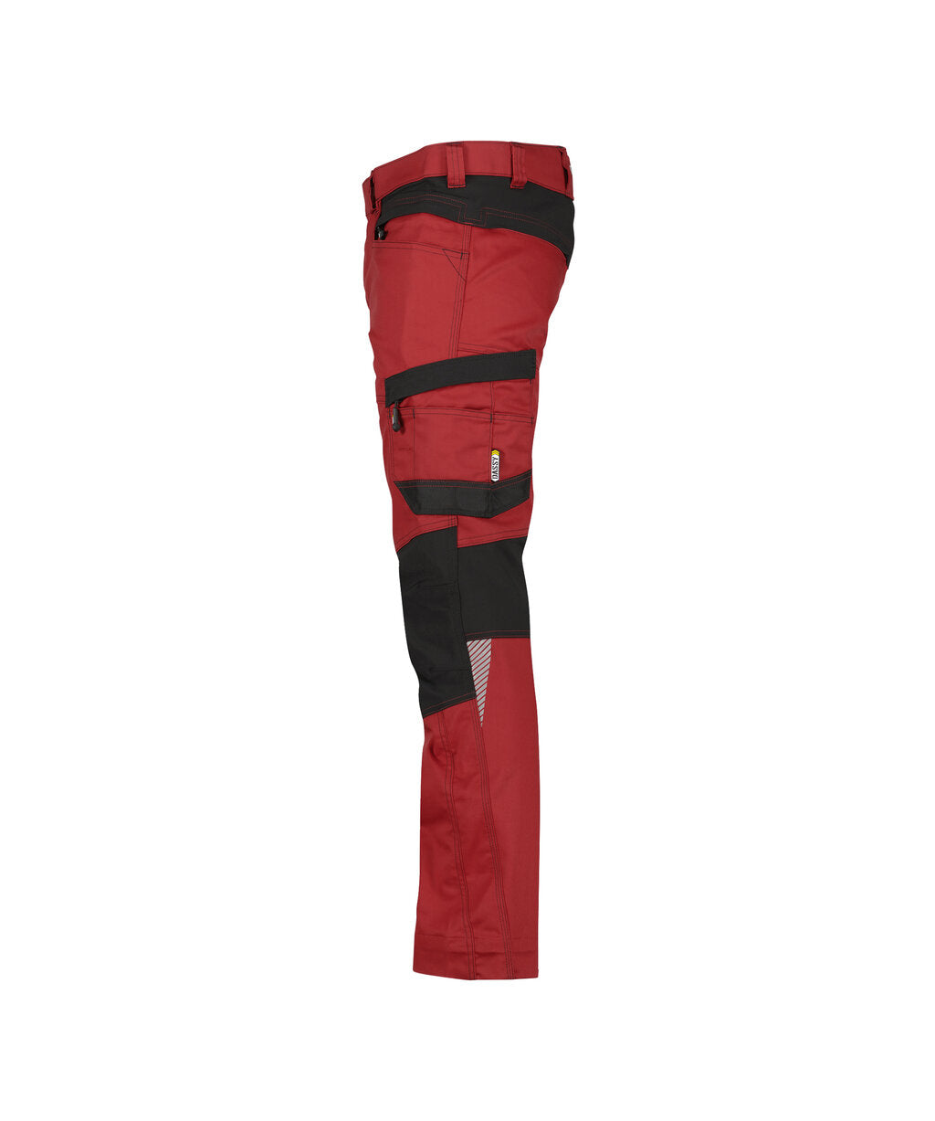 Werkbroek Helix - Rood/Zwart