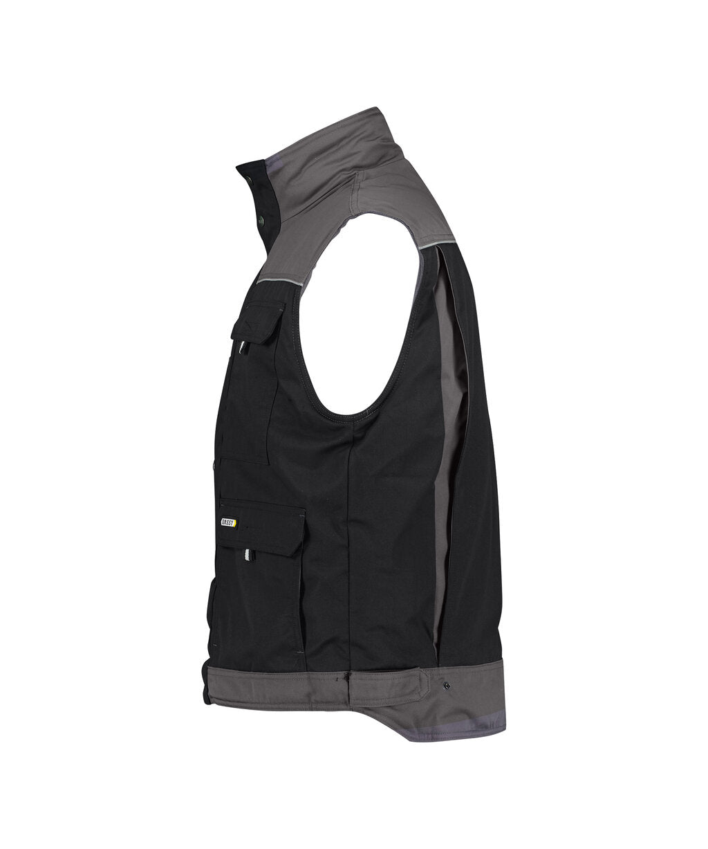 Bodywarmer Hulst - Zwart/Cementgrijs