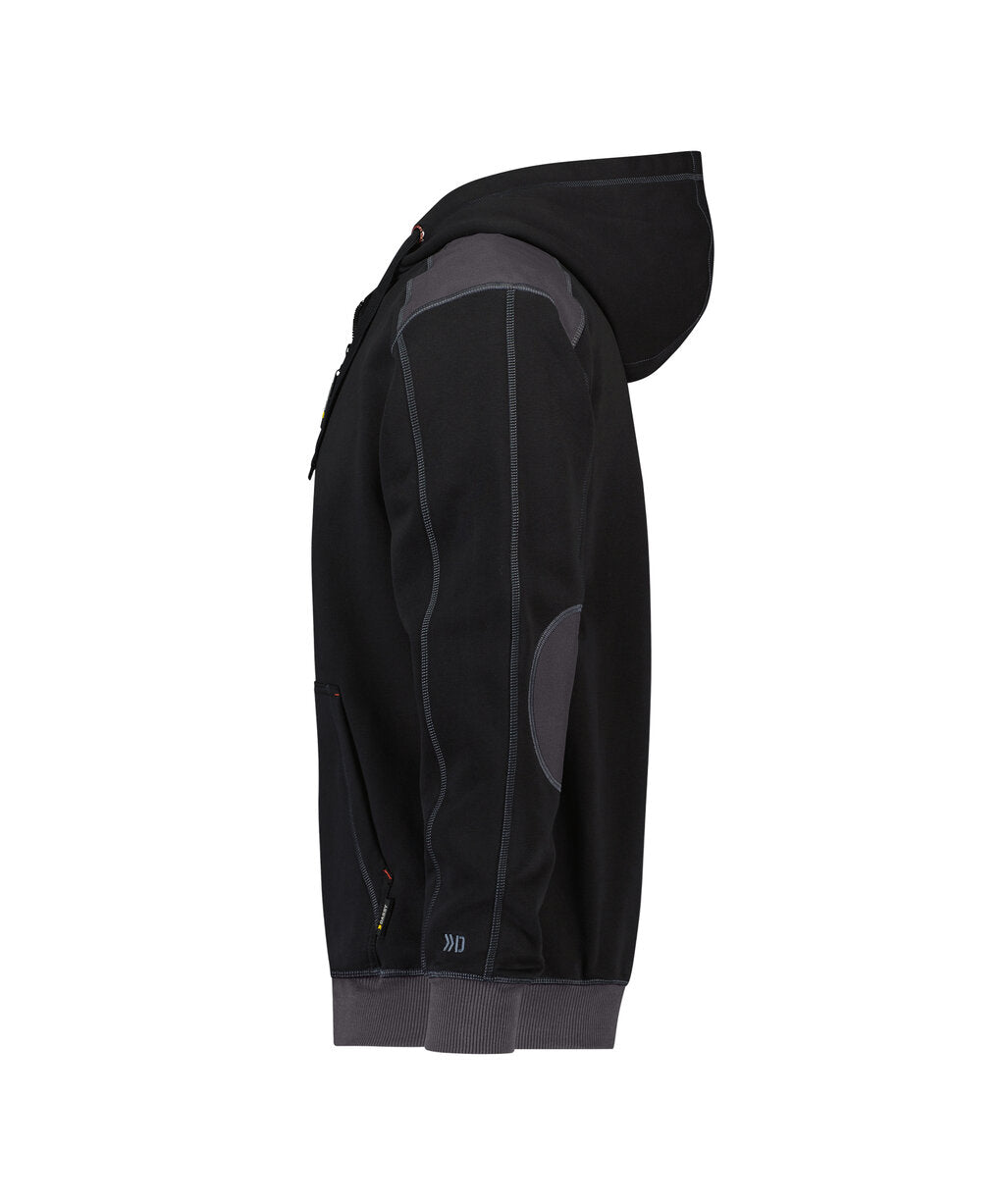 Sweater met Kap Indy - Zwart/Antracietgrijs