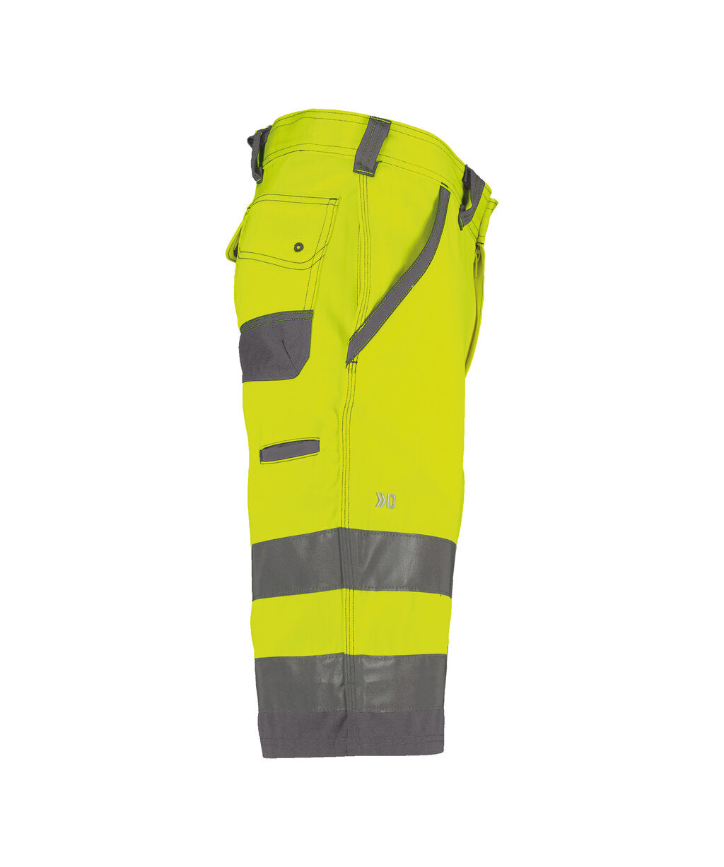 High-Visibility Short Lucca - Fluogeel/Cementgrijs