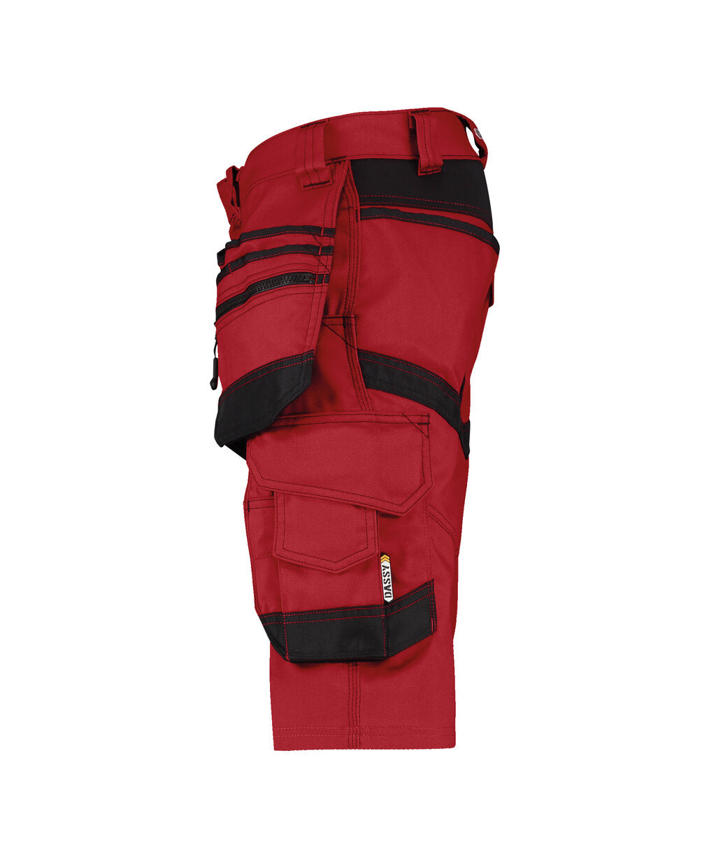 Holsterzakkenshort Trix - Rood/Zwart