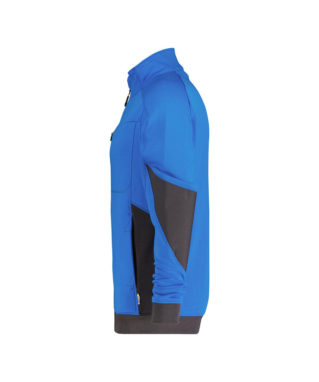 Sweater Velox - Azuurblauw/Antracietgrijs