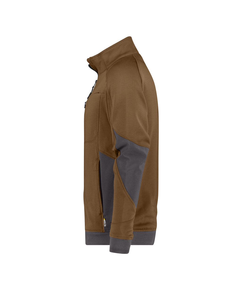 Sweater Velox - Leembruin/Antracietgrijs
