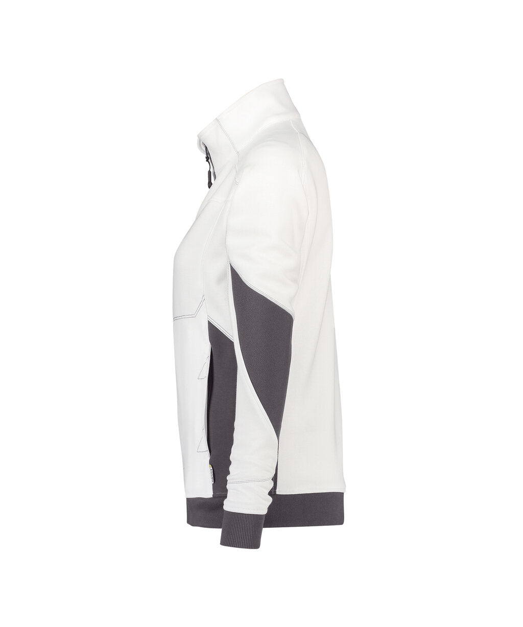 Sweater Velox Dames - Wit/Antracietgrijs