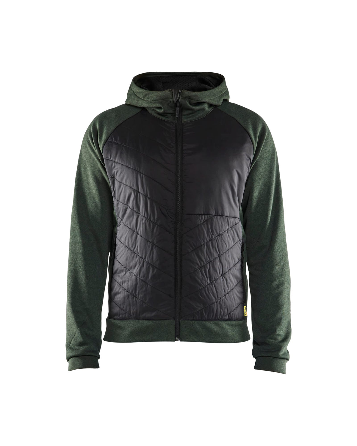 Hooded Hybride Sweatshirt met Rits 3463