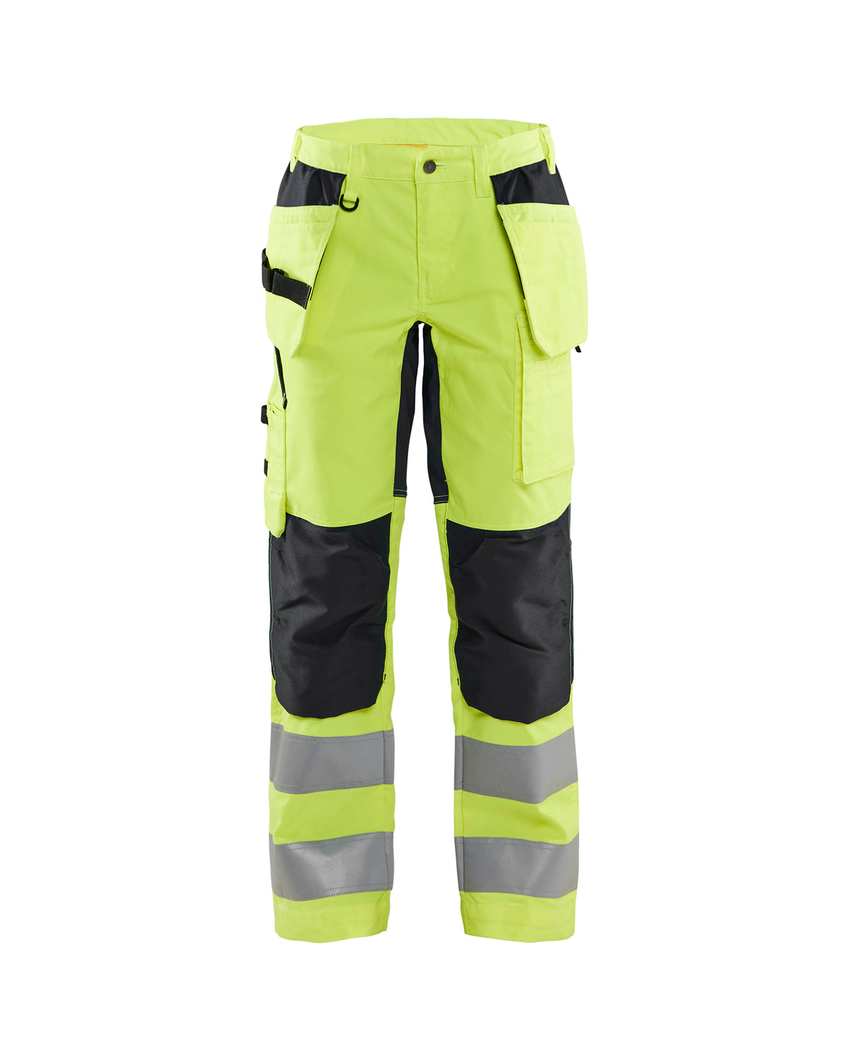 Werkbroek High-Visibility Dames 7163 - High Vis Geel/Zwart