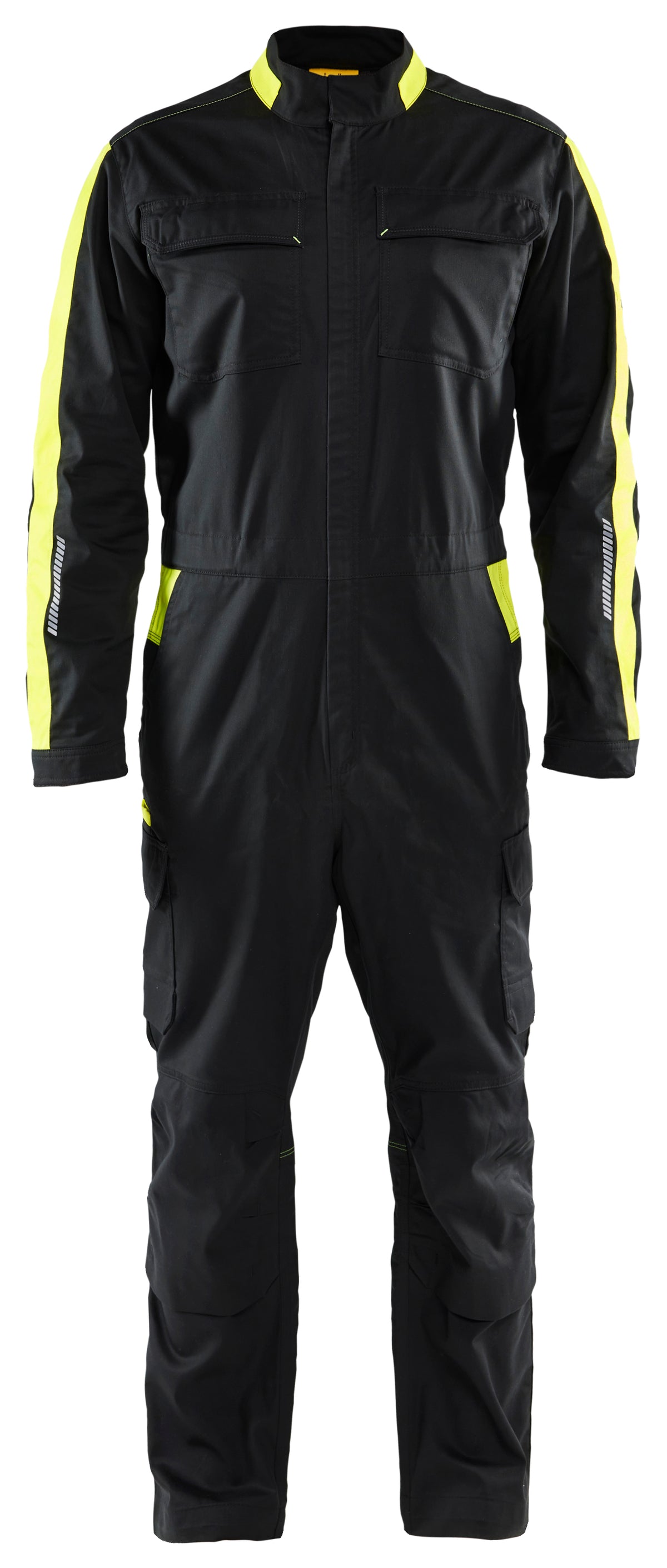 Industrie Overall 6144 - Zwart/High Vis Geel