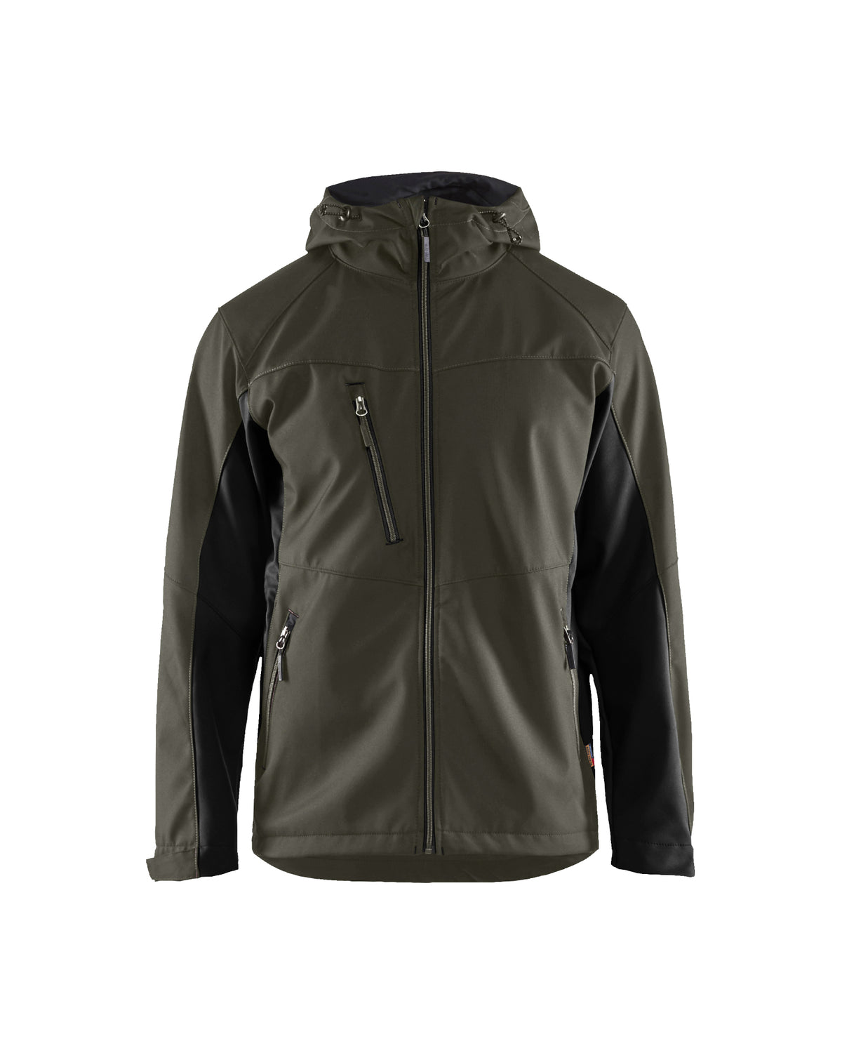 Softshell jack 4753 - groen/zwart