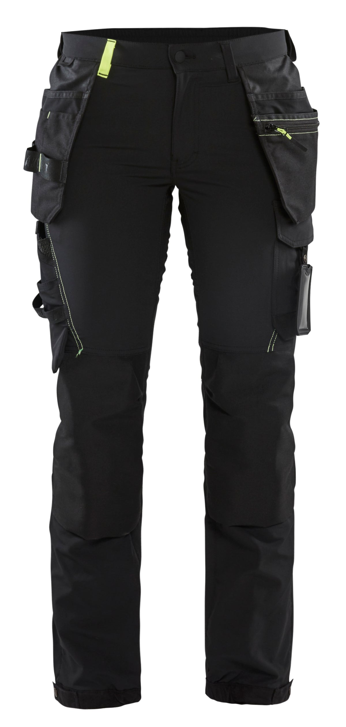 Werkbroek Dames 7192 - Zwart/High Vis Geel