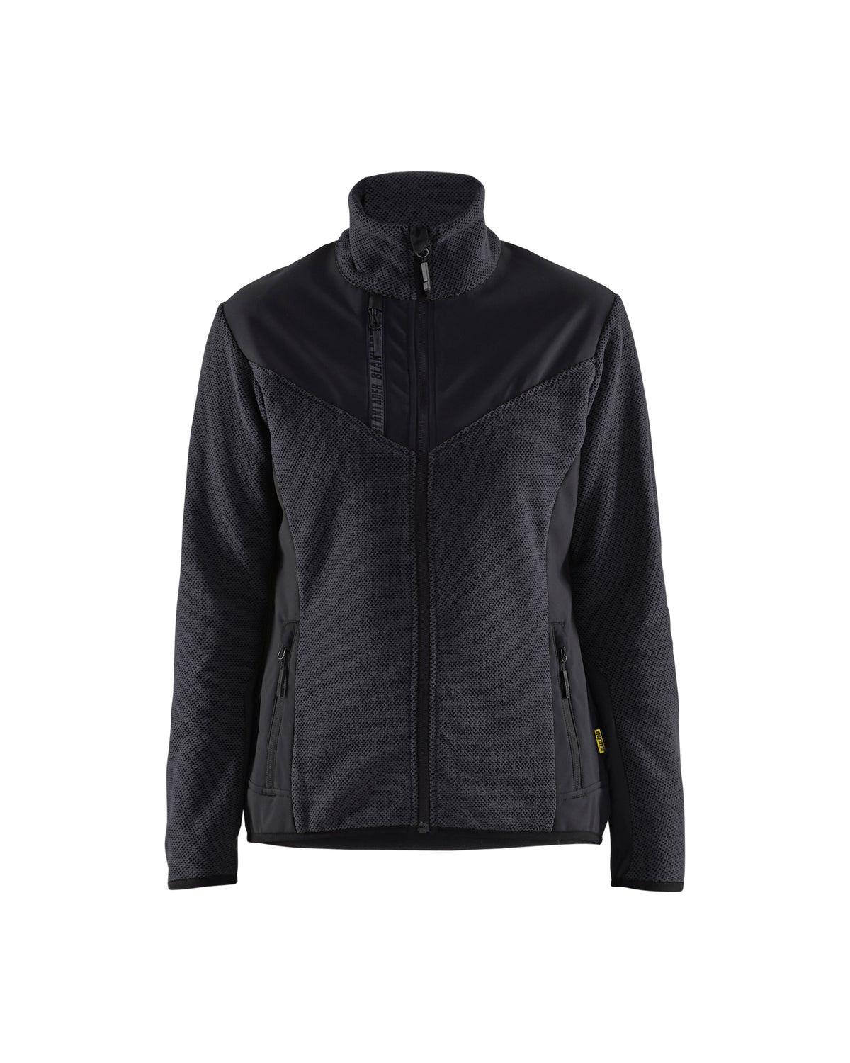 Gebreid Vest Dames 5943 - Donkergrijs/Zwart