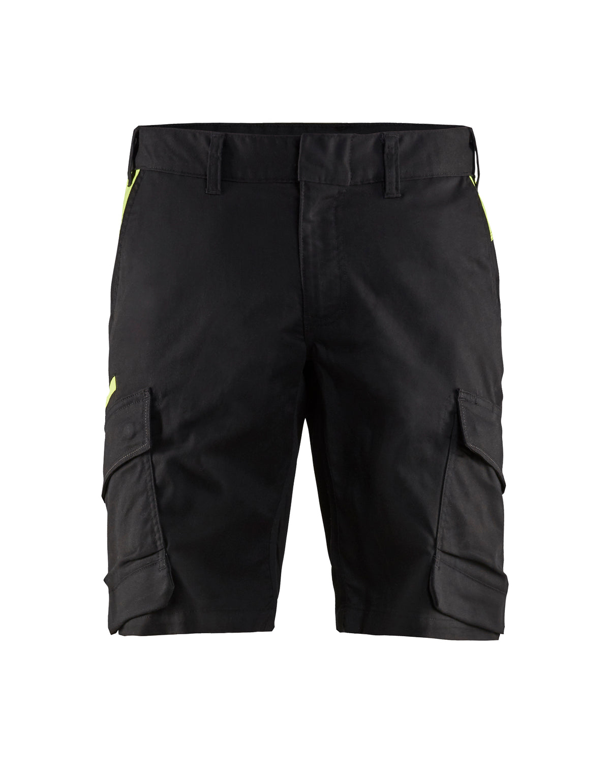 Short Industrie 1446 - Zwart/High Vis Geel