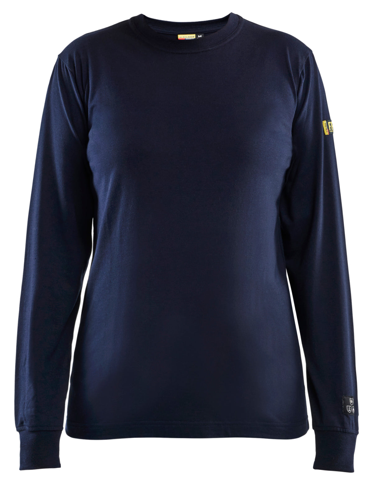 T-Shirt Lange Mouwen Vlamvertragend Dames 3467 - Marineblauw