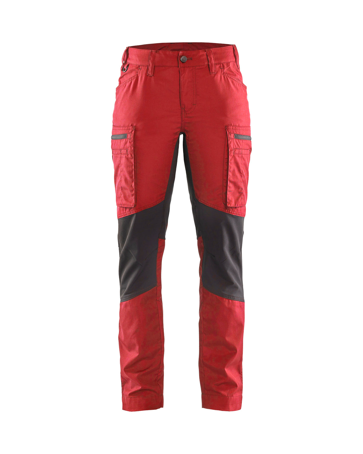 Service werkbroek Stretch Dames 7159 - rood/zwart