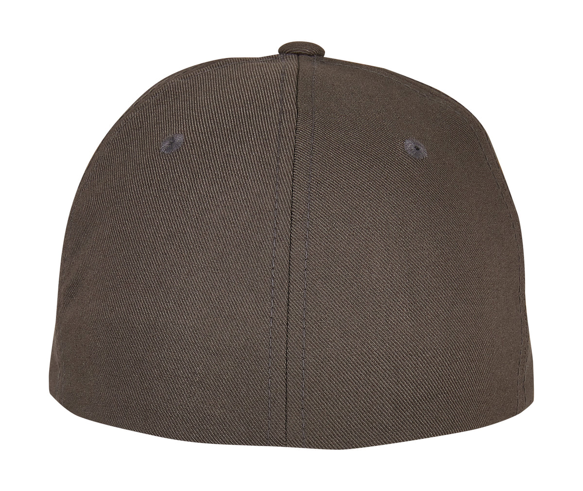 Flexfit cap 6100NU donkergrijs achterkant