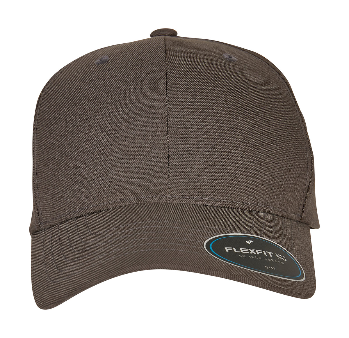 Flexfit cap 6100NU donkergrijs voorkant