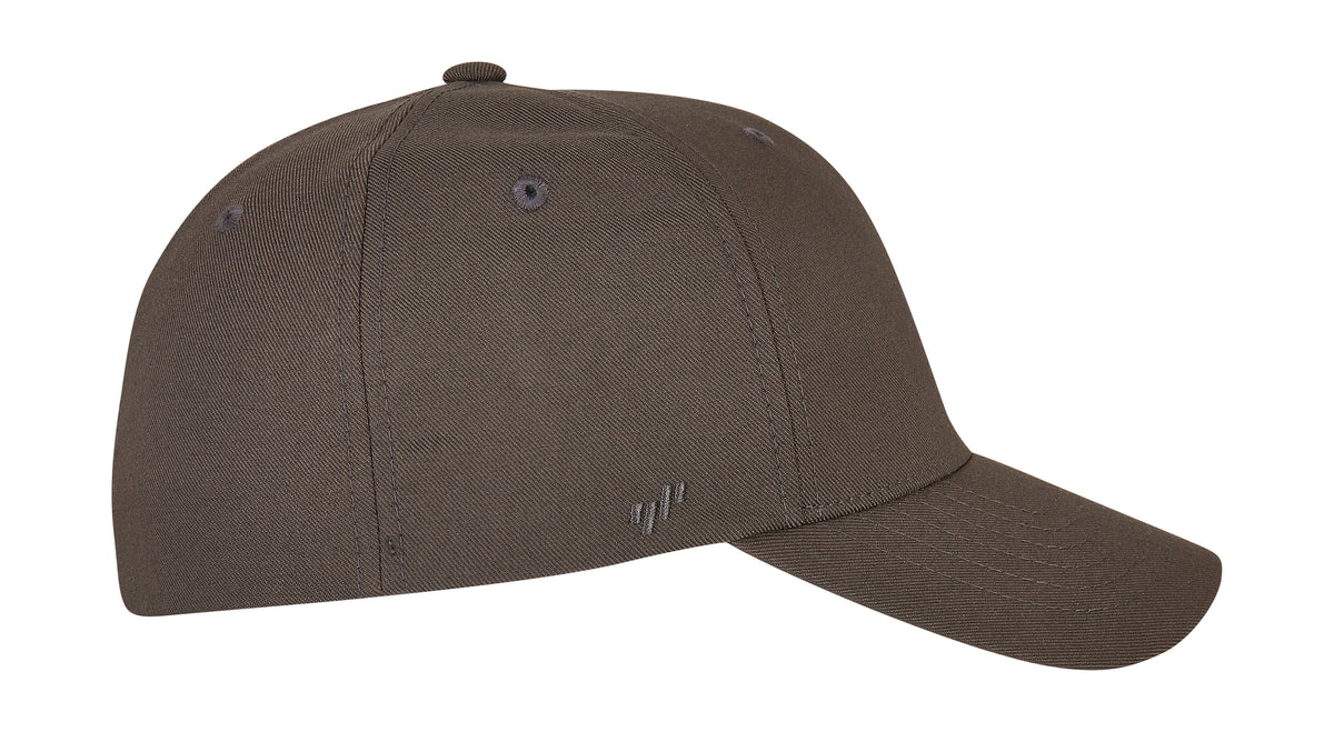 Flexfit cap 6100NU donkergrijs rechterzijkant