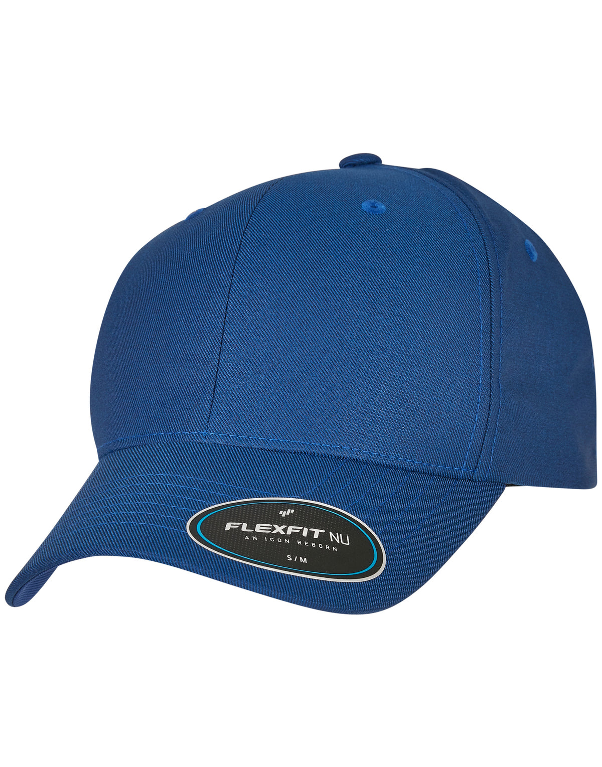 Flexfit cap 6100NU koningsblauw gedragen